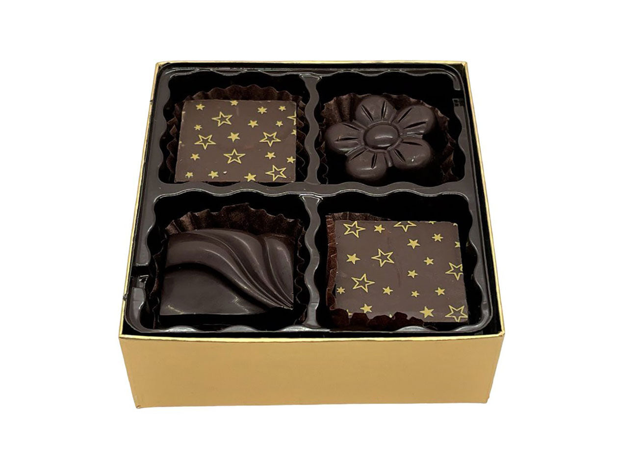 4 pc. Set of 4 Box Dateolate - Low Calorie, Gluten Free, All Natural, No Sugar Rush, Kosher