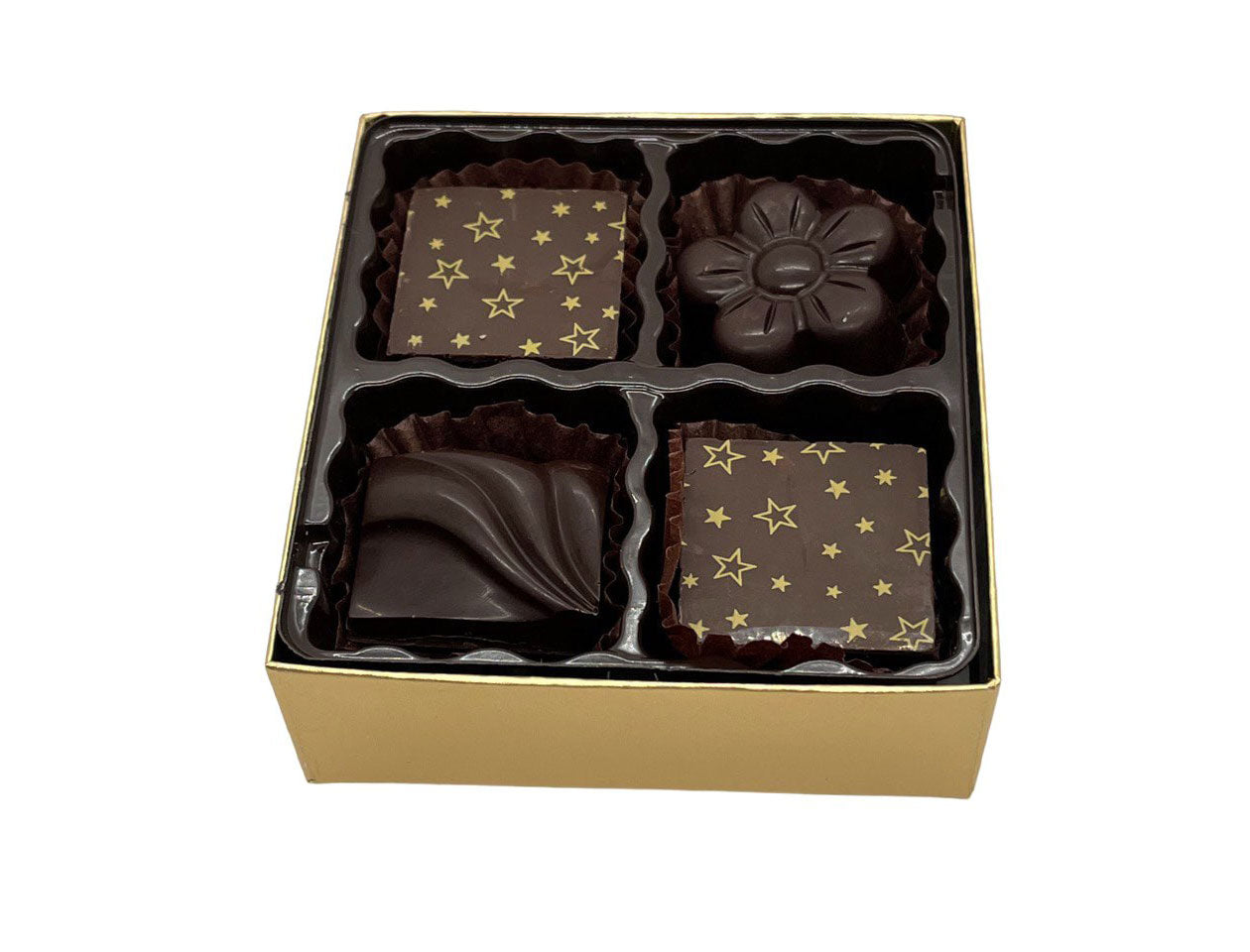 4 pc. Set of 4 Box Dateolate - Low Calorie, Gluten Free, All Natural, No Sugar Rush, Kosher