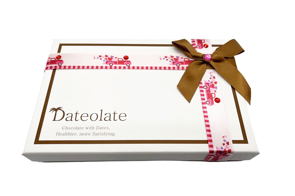 Healthy Valentine’s Day Chocolate - Low Calorie, Gluten Free, All Natural, No Sugar Rush, Kosher