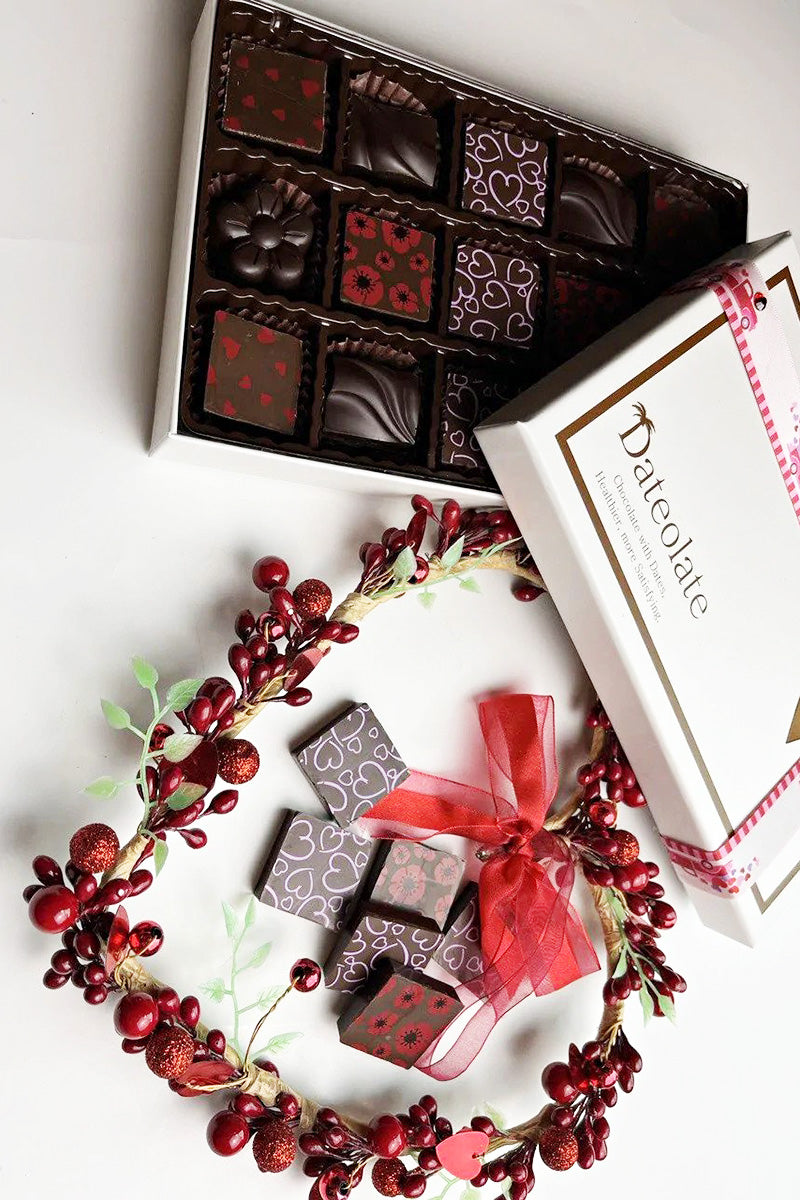 Healthy Valentine’s Day Chocolate - Low Calorie, Gluten Free, All Natural, No Sugar Rush, Kosher