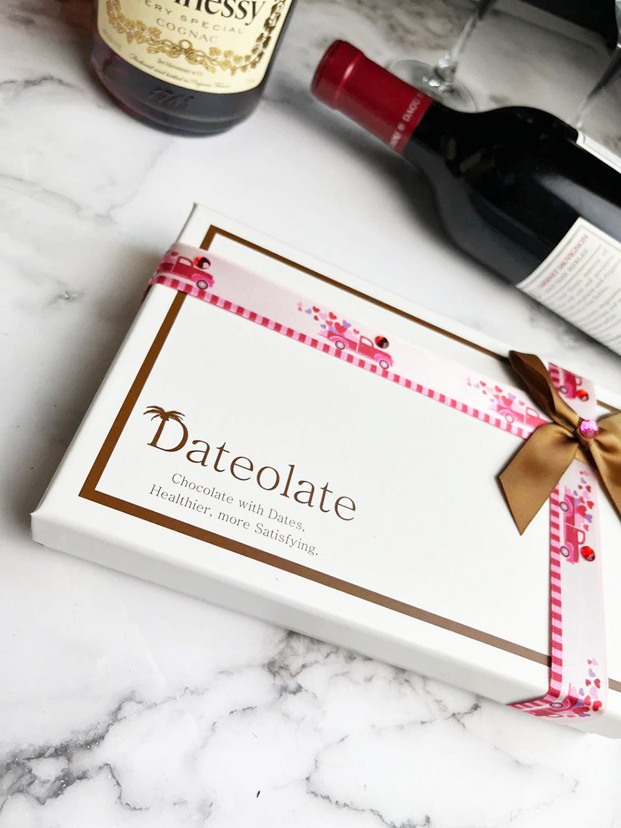Healthy Valentine’s Day Chocolate - Low Calorie, Gluten Free, All Natural, No Sugar Rush, Kosher
