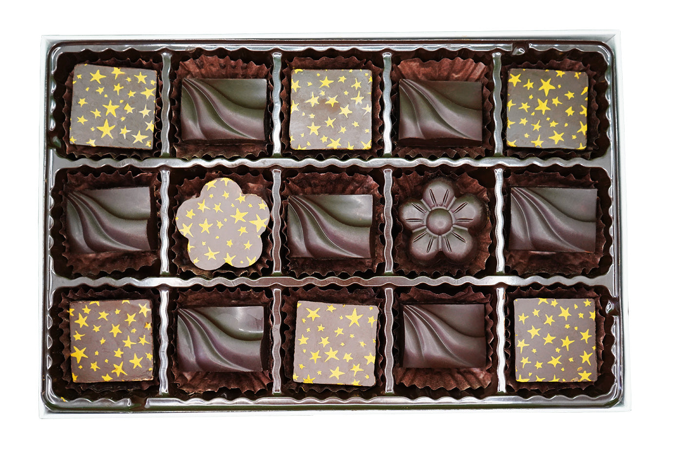 Dark Chocolate Date 15 Pc - All Natural Filling, Dairy Free , Gluten Free, Kosher