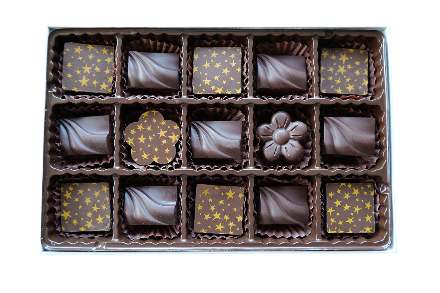 Dark Chocolate Date 15 Pc - All Natural Filling, Dairy Free , Gluten Free, Kosher