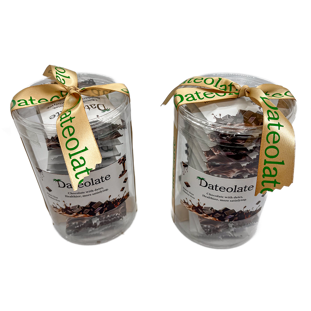 2 Pack - Individual  Wrapped Dateolate , 2*15pc. All Natural Filling, Dairy Free ,Gluten Free, Kosher