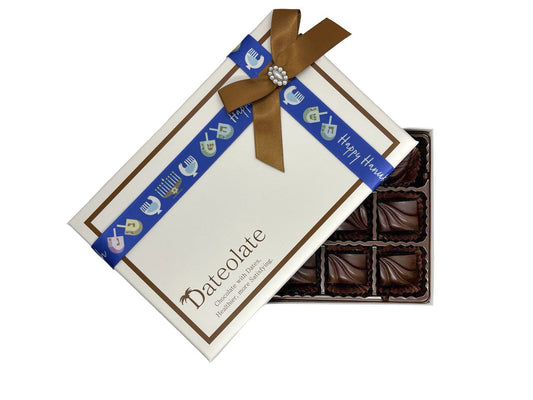 Hannukah Chocolate- Low Calorie, Gluten Free, All Natural, No Sugar Rush - Kosher